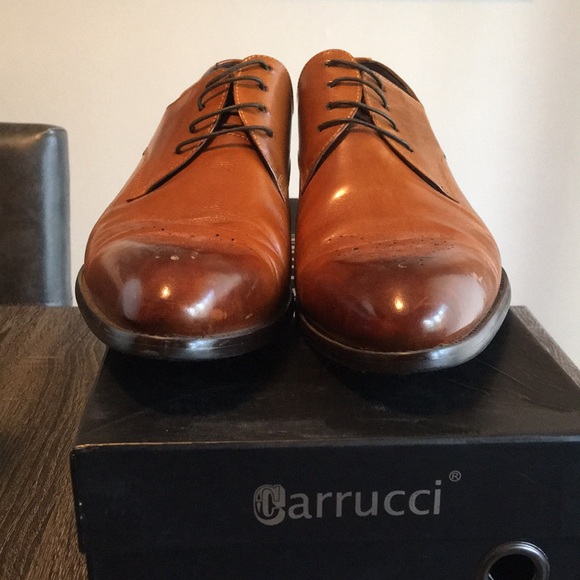 Carrucci brogue Oxford dress shoes - Picture 4 of 8